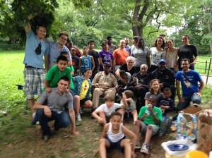 Annual summer picnic in Central Park